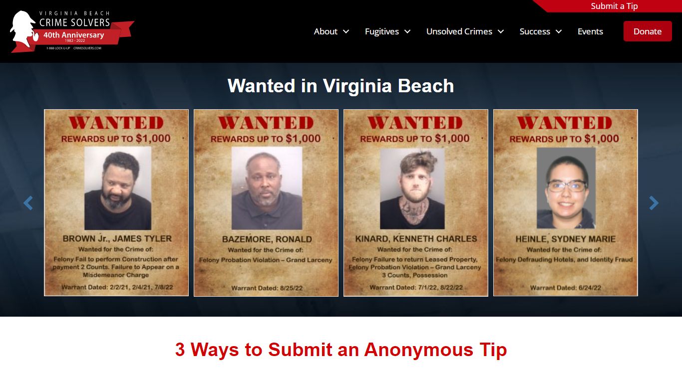 Virginia Beach Crime Solvers